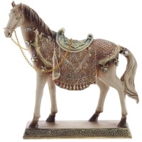 Фигурка декоративная "Лошадь нарядная", L27 W10 H27 см, 2в.