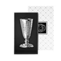 Рюмка "№4" медная посеребренная кованая