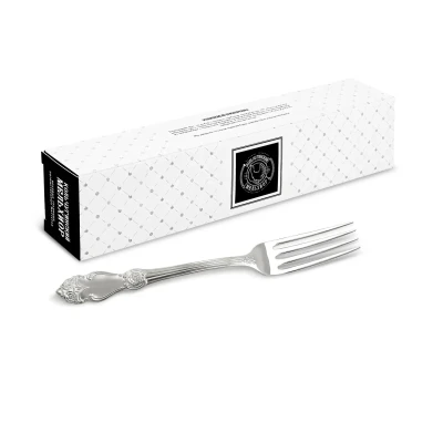 Вилка столовая 'Серебряная роза' посереб. матиров.