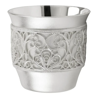 Стопка №14 из мельхиора с посеребрением