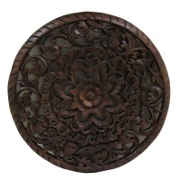 Панно круглое резное d60 w3см