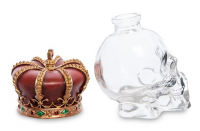 Декоративный флакон "Череп в короне"