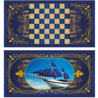 Нарды в деревянной коробке Фрегат