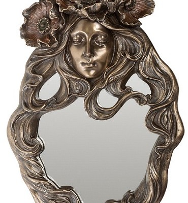 Зеркало "Девушка с маками" Зеркало "Девушка с маками"