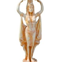 Интерьерная статуэтка "Египтянка с чашей"