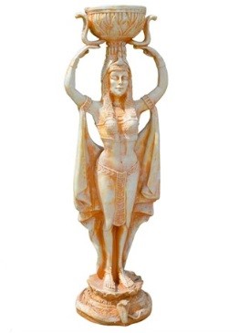Интерьерная статуэтка "Египтянка с чашей"   