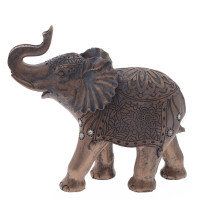 Фигурка декоративная "Цветочный слон", L23 W9 H20,5 см