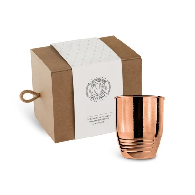 Стакан медный кованый 200 мл