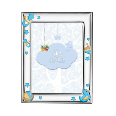 Рамка д/фото Игрушки (голубая) 9*13