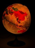 Глобус-светильник физико-политический №1