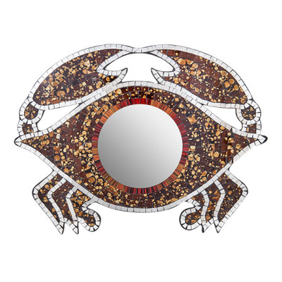 38-015-03 Панно "Краб" (мозаика, о.Бали)