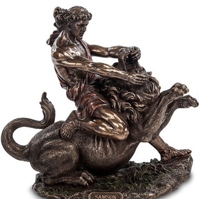 Статуэтка "Самсон и лев"