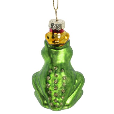 Украшение новогоднее "Лягушка" , L5 W6 H8,5 см Украшение новогоднее "Лягушка" , L5 W6 H8,5 см