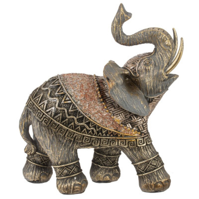 Фигурка декоративная "Слон", L16 W7 H15 см, 2в.