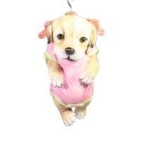 Декоративная садовая фигурка "Лабрадор на вешалке"                   