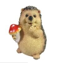 Декоративная садовая фигурка "Ежик с мухомором"                  