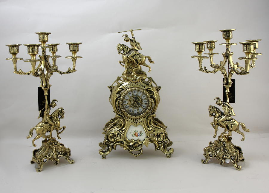 Канделябр Дон Луиш Кавалло 5-ти рожковый, золото