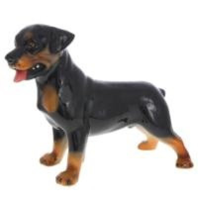 Декоративная садовая фигурка "Маленький ротвейлер"          