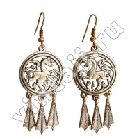 Серьги "Сказочные единороги"