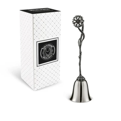 Колокольчик "Василек" никелированный с чернением