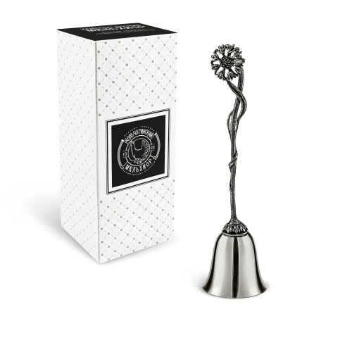 Колокольчик "Василек" никелированный с чернением