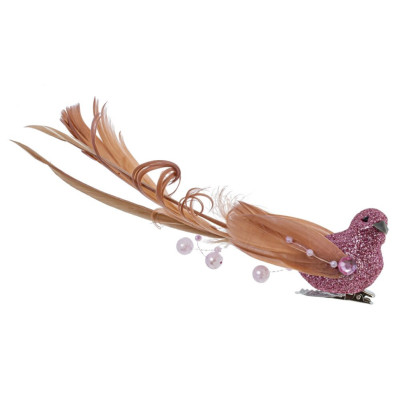 Изделие декоративное "Птичка", L16 W8 H5 см, 6в.