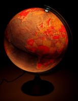 Глобус-светильник политический №3