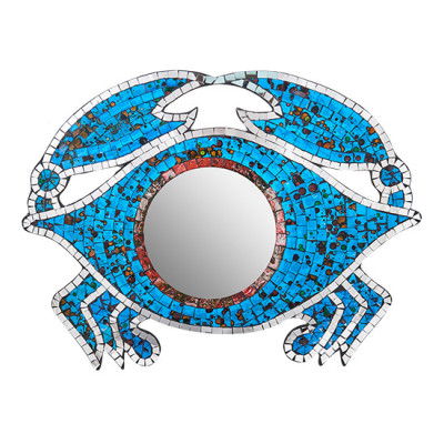 38-015-05 Панно "Краб" (мозаика, о.Бали)