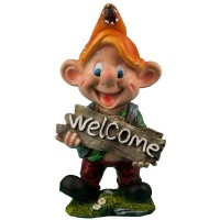 Декоративная садовая фигурка "Радушный эльф"