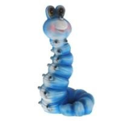 Декоративная садовая фигурка "Синяя гусеница"                    