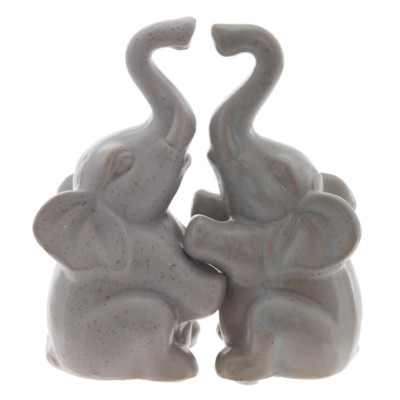 Набор фигурок "Два слона", L9 W6,5 H16 см