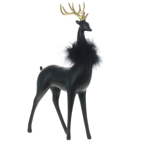 Фигурка декоративная "Олень", L21 W7 H40 см Фигурка декоративная "Олень", L21 W7 H40 см