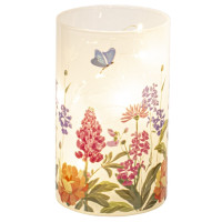 Светодиодная свеча "Цветы"