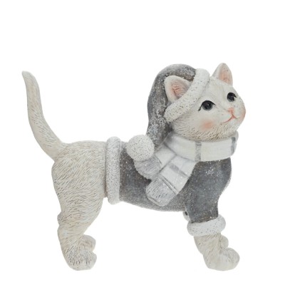 Фигурка декоративная "Кошка", 2в., L11 W4 H10