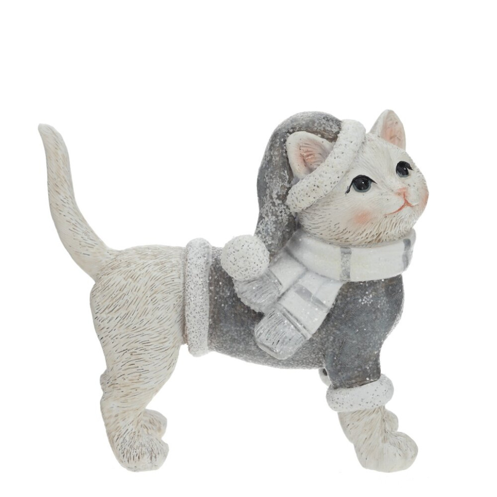 Фигурка декоративная "Кошка", 2в., L11 W4 H10 Фигурка декоративная "Кошка", 2в., L11 W4 H10