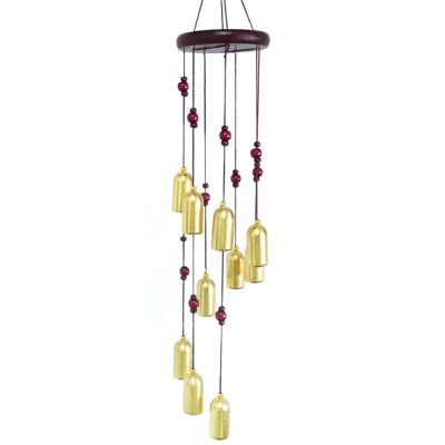 Музыка ветра, 10 колокольчиков, 45 см, металл