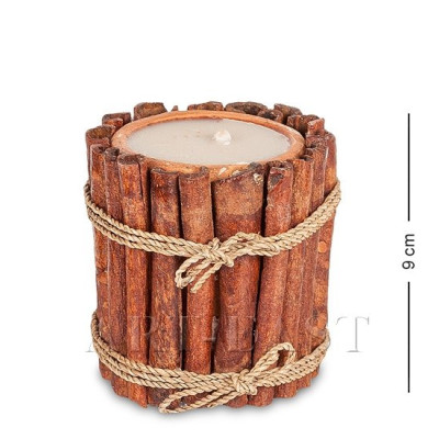 70-009 Подсвечник ТЕРРАКОТА со свечой L