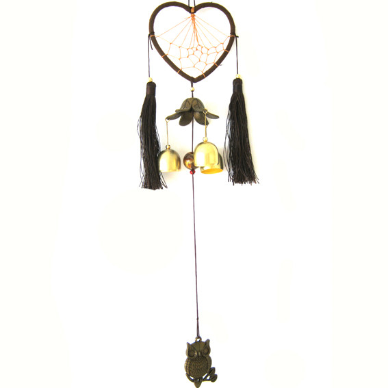 Музыка ветра, Сердце ловец снов, 46 см, металл