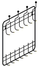 Настенная вешалка двухъярусная "Arabella"