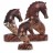 Набор фигурок "Лошади в цветах"