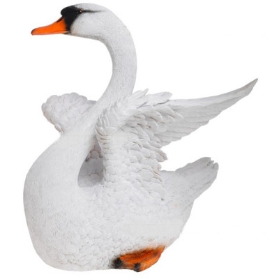Декоративная садовая фигурка "Лебедь"