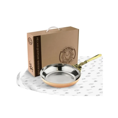 Сковорода малая бимет. с ручкой "Кукуруза"