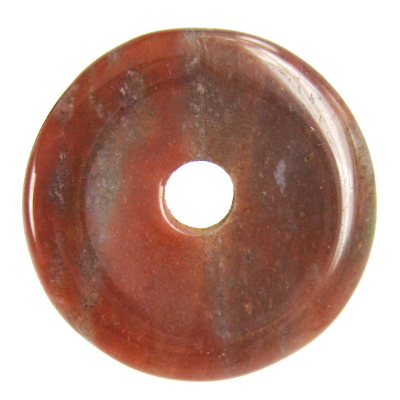 R411-03 Агат круглый с отверстием 2,4-3см