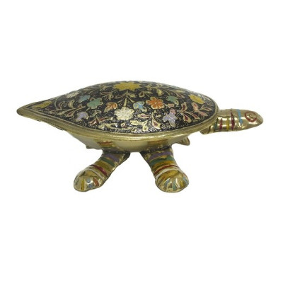 Декоративная шкатулка "Расписная черепаха"