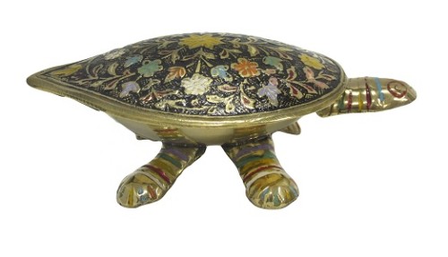 Декоративная шкатулка "Расписная черепаха"