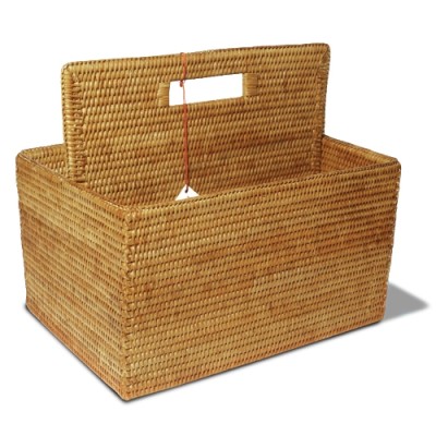 Корзина плетеная для переноски журналов