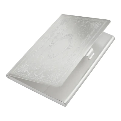 Визитница из мельхиора с посеребрением