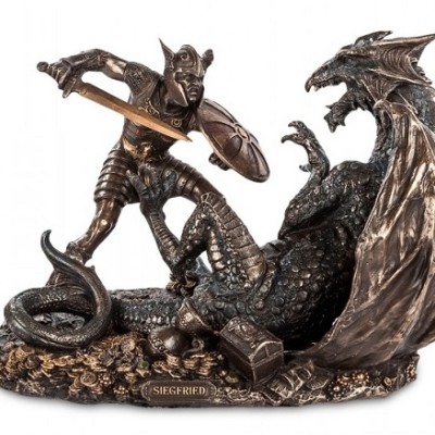 Статуэтка "Зигфрид и дракон"