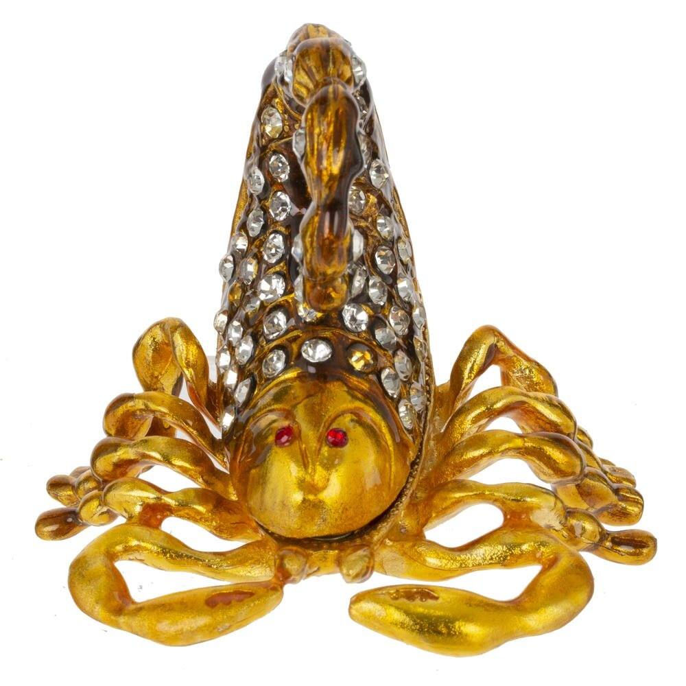 Шкатулка "Скорпион", L6,5 W5 H5,5 см