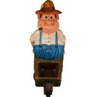 Декоративная садовая фигурка "Добрый дачник"